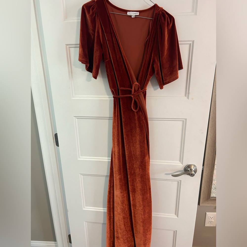 Bridesmaid dress/ wedding guest dress copper color